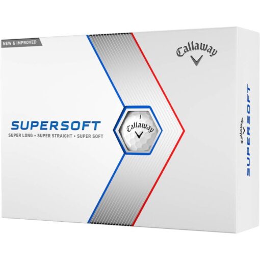 callaway 2023 supersoft white golf balls lid itempicture