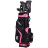 cleveland womens launcher xl halo complete set black pink hero headcovers itempicture 1