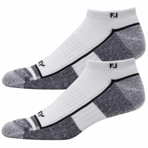 footjoy 2024 prodry low cut socks 2 pack white itempicture