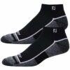 footjoy 2024 prodry sport socks 2 pack black itempicture