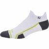 footjoy tech dry roll tab socks white itempicture