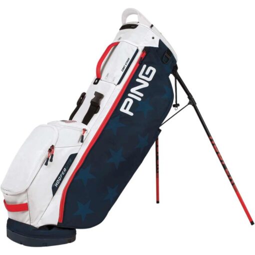 ping 2022 hoofer lite stand bag navy white red 1 itempicture