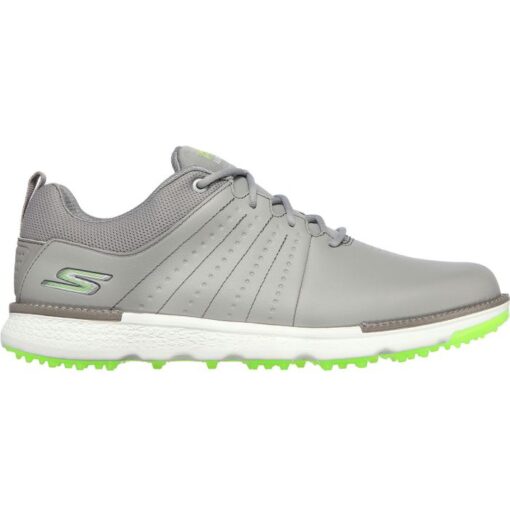 skechers go golf elite tour sl golf shoes grey lime profile itempicture