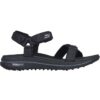 skechers womens go golf arch fit sandals black profile itempicture