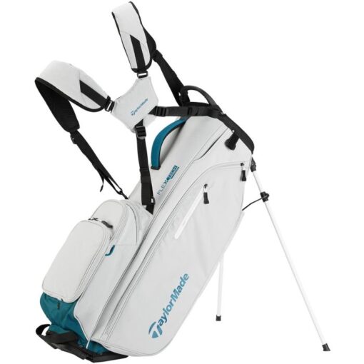 taylormade 2024 flextech crossover stand bag navy silver hero itempicture