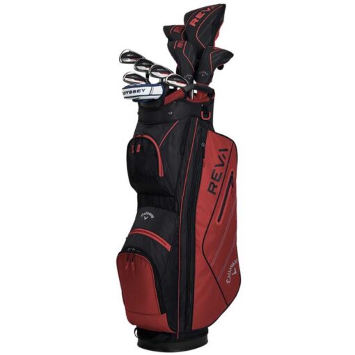 callaway womens reva 11 piece complete set red with headcovers itempicture